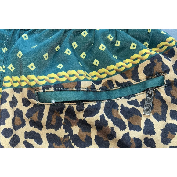 Pangea X Funboy | Medium Swim Trunks | Eclectic | Geometric Animal Print | Lined - Picture 6 of 10